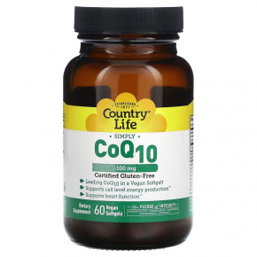  Country Life CoQ10 100 mg 60 