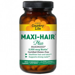 ³   Country Life Maxi-Hair Plus 120  3