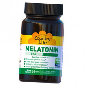 Melatonin Country Life Melatonin 1 60  (72124020)