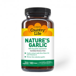 ³ Country Life Natures Garlic 180 