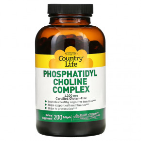  Country Life Phosphatidyl Choline Complex 200  