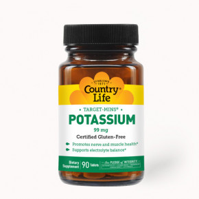 ³ Country Life Potassium 99 mg 90 