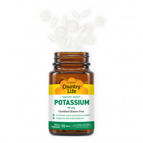 ³ Country Life Potassium 99 mg 90  3