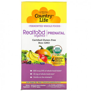  Country Life Realfood Organics Prenatal 150   3