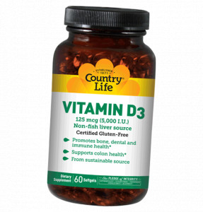  Country Life Vitamin D3 5000 60  (36124097)