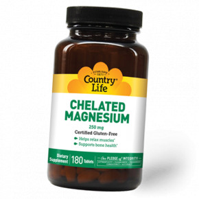  Country Life Chelated Magnesium 250 180 (36124105)