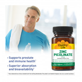 ³ Country Life Zinc Picolinate 25 mg 100  4