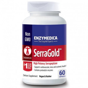   , High Activity Serrapeptase, Enzymedica, 60  (ENZ-26300)