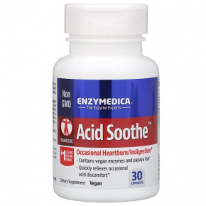 Enzymes, Acid Soothe, Enzymedica, 30  (ENZ-98121)