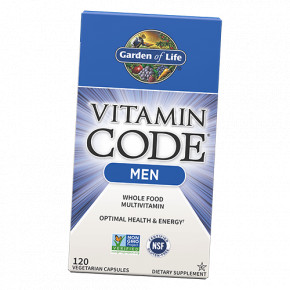  Garden of Life Vitamin Code Men Multivitamin 120 (36473003)