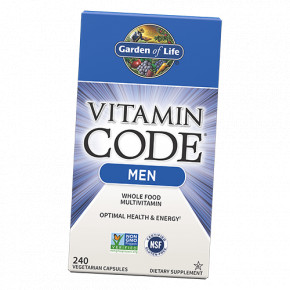  Garden of Life Vitamin Code Men Multivitamin 240 (36473003)