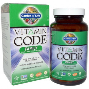     Garden of Life (Vitamin Code Family) 120  (GOL-11370)