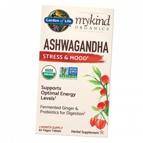  Garden of Life Mykind Organics Ashwagandha 60 (71473002)