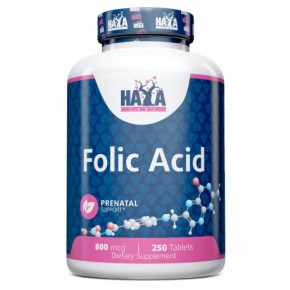  Haya Labs Folic Acid 800 mcg 250  