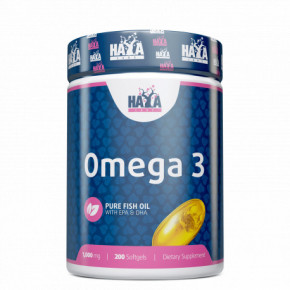   Haya Labs Omega 3 1000 mg 200  