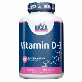  Haya Labs Vitamin D3 5000 IU 100  