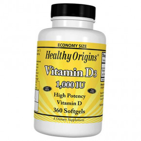  Healthy Origins Vitamin D3 1000 360 (36354017)