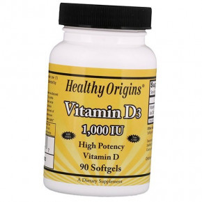  Healthy Origins Vitamin D3 1000 90 (36354017)