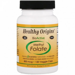  , Methyl Folate, Healthy Origins, 800 , 120  