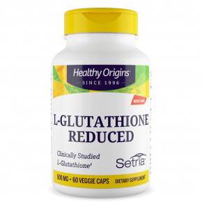  Healthy Origins L-Glutathione Setria 500 mg 60  