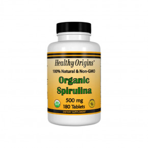  Healthy Origins Spirulina Organic 500 mg 180  