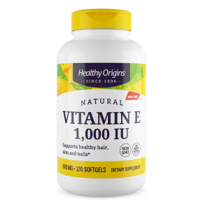  Healthy Origins Vitamin E 1000 IU 120  