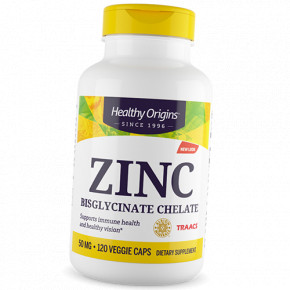  Healthy Origins Zinc Bisglycinate Chelate 120 (36354056)