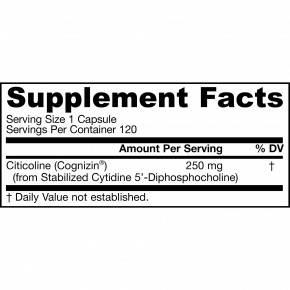  CDP- Jarrow Formulas (Citicoline Supports Brain Function) 250  120  (JRW-18014) 3