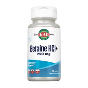  KAL Betaine HCL+ 250 mg 100 tab