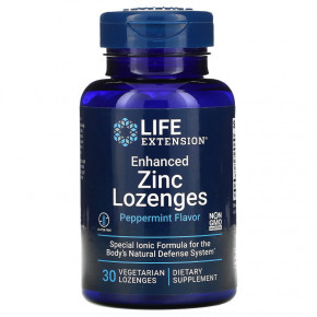    Life Extension Enhanced Zinc Lozenges 30  