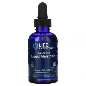    Life Extension Fast-Acting Liquid Melatonin 59  -