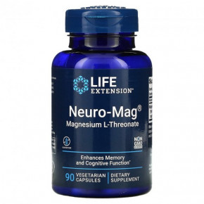  L-, Neuro-Mag, Life Extension, 90  (LEX-16039)