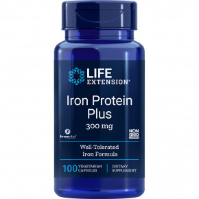   (), Iron Protein Plus, Life Extension, 300 , 100  (LEX-16771) 4