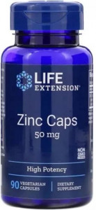 Zinc Life Extension (Zinc Caps High Potency) 50  90  