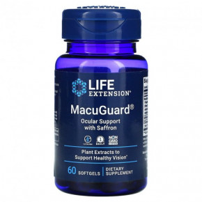 ϳ   , MacuGuard Ocular Support, Life Extension, 60 '  (LEX-19926)