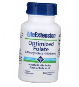  Life Extension Optimized Folate 1000 100  (36346038)