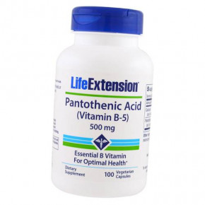  Life Extension Pantothenic Acid 500 100  (36346013)