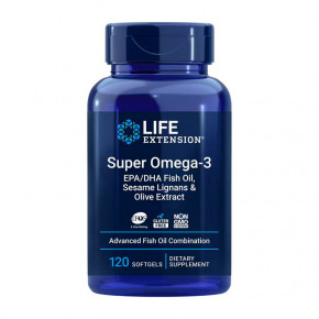  Life Extension Super Omega-3 120 sgels