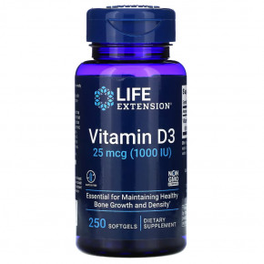 ³ Life Extension Vitamin D3 1000 IU 250 