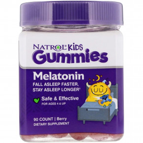 , , , Kids, Melatonin Gummies, Berry, Natrol, 90  