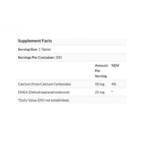  Natrol (DHEA) 25  300  (NTL-16107) 4