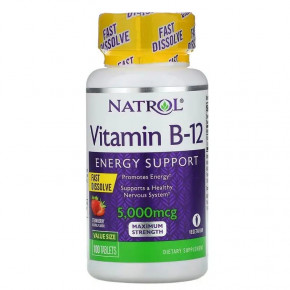  Natrol Vitamin B-12 5000 mcg 100  