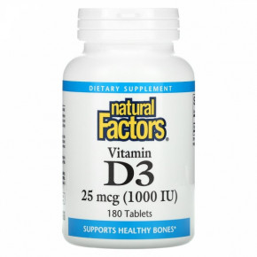 ³ D3, 1000 , Natural Factors, 180 