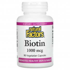  Natural Factors (Biotin) 1000  90  