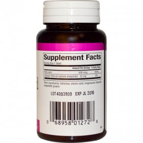 볺  Natural Factors (Folic acid) 400  90  (NFS-01272) 3