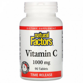 ³ , Vitamin C, Natural Factors, 1000 , 90 