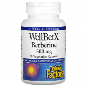  WellBetX, Natural Factors, 500 , 60  