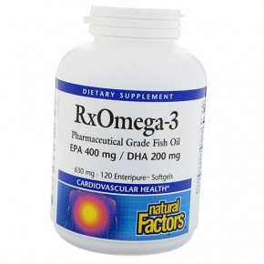  Natural Factors RxOmega-3 120 (67406001)