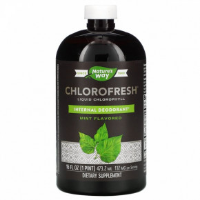 г    ' Natures Way (Chlorofresh Liquid Chlorophyll Mint) 473,2 