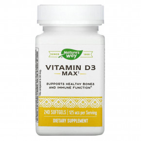 ³ D-3 Natures Way Vitamin D3 125  240  